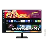 Samsung M7 Smart Monitor S32BM700UU, 32 Zoll,VA-Panel,Bildschirm mit Lautsprechern, 4K...