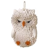 Handtuch mit Schlaufe, Eulen-Design, saugfähiger Lappen, schnell trocknend, für Küche, Hotel,...