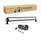 SKYWORLD 36' 90W LED-Lichtleiste, Flutlicht/Spot-Kombilicht, einreihige Offroad-Fahrscheinwerfer,...