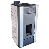 NEMAXX® P18 Pelletofen 18 kW bis 300 m³ – Elektrokamin [WASSERFÜHREND] – mit ECO-Modus, Wi-Fi...