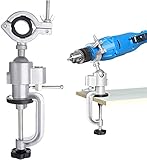 aleawol Elektrischer Bohrmaschinen Ständer, 360-Grad-Drehung Multifunktionaler Vertikaler...