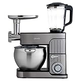 DMS® 3in1 Edelstahl Küchenmaschine Rührmaschine 8.5 Liter Knetmaschine Edelstahlschüssel...