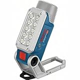 Bosch Professional 12V System Akku LED-Lampe GLI 12V-330 (330 Lumen, Betriebszeit: 180 min/Ah, ohne...