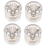 VICASKY 4 Stück Kosmetik Probenbehälter Doppelwandige Cremeflaschen Reisebedarf für Lotionen und...