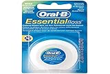 Oral-B Essentialfloss Zahnseide Mint gewachst 50 m, Weiss