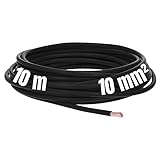 10 Meter Lapp 4520015 H07V-K 10 mm² schwarz I Verdrahtungsleitung I Aderleitung flexibel I...