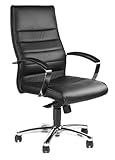 Topstar Bürostuhl Designer-Luxus-Chefsessel TD Luxe 10 Leder schwarz