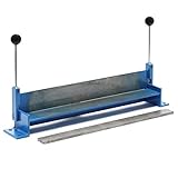 Wiltec Blechbiegemaschine 460 mm (18') Blechlänge, max. 90° Biegewinkel, Abkantbank zum Blech...