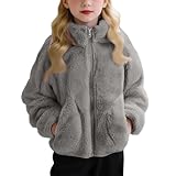 TOFOTL Oversize Jacke Damen Gürtel Kinder Daunenjacke, Karierter Tailliert Bomberjacke Kunstfell...