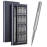 Feinmechaniker Schraubendreher Set, 25 in 1 Präzision Mini Schraubenzieher Set mit Magnetischen S2...