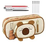 Niedliche Capybara-Stifttasche – Bleistifthalter, große Kapazität, 3D-Tier-Schreibwaren-Tasche |...