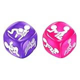 2 Stück Würfelspiel Set,Sex Spielzeug Die Paare,Sexstellungen,Paar...