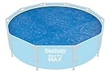 Bestway PE-Solarabdeckplane Ø 289 cm, blau, rund