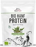 AlpenPower BIO HANFPROTEIN aus Österreich 600 g I 100% reines Hanfprotein ohne Zusatzstoffe I Vegan...