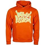 Billie Eilish Herren Kapuzenpullover Airbrush Flames Blohsh orange