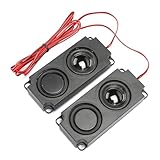 Eacam Tragbarer Schwerer Bass - 8ω 5W Hohlraumlautsprecher, 40 -Mm -Magnet -Dual für TV -,...