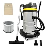 MAXBLAST 50 Liter 1400W Staubsauger Gewerbe Industriesauger Industriestaubsauger Nasssauger...