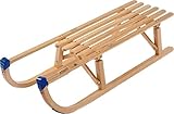 Colint Faltschlitten Davos 100 cm, Klappschlitten faltbar Schlitten Rodel Holzschlitten Holz DKS...