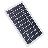Aramox 5-W-Solarpanel-Ladegerät, Monokristallines Silizium-USB-Solarladegerät mit Schnellladung...