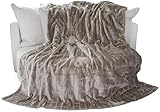 Brandsseller Felldecke 180 x 220 cm Hochwertige Kuscheldecke Sofa Decke Wohndecke Tagesdecke...