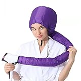 SYXLS Haartrockner-Aufsatz, Helm-Trocknung Kappe für Haare, Trockenhauben Mit Gummiband für...