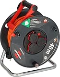 Brennenstuhl Garant V2 IP44 Kabeltrommel 40m outdoor, TÜV-Süd Zertifiziert (Made in Germany, Kabel...