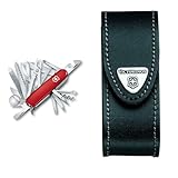 Victorinox Schweizer Taschenmesser gross Swiss Champ & Drehclip-Gürteletui, Taschenmesser Etui,...