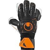 uhlsport SPEED CONTACT SOFT FLEX FRAME Torwarthandschuhe Fußball schwarz/weiß/fluo orange Größe...