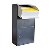 Haussmann Paketbriefkasten, Paketbox, Paketkasten, Briefkasten, Postbox, XXL Briefkasten,...