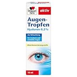 Doppelherz Augen-Tropfen Hyaluron 0,2% – Medizinprodukt ohne Konservierungsstoffe mit lindernder...
