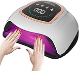 UV Lampe für Gelnägel, 320W U V/LED Nagellampe Nageltrockner Nägel für Gel Nagellack,...