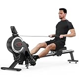 Dripex Rudergerät für Zuhause, Rudergeräte bis 160 kg Belastbar, Magnetisches Rudergerät mit 16...