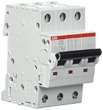 ABB S200 MCB Leitungsschutzschalter Typ B, 3-polig 16A 400V, Abschaltvermögen 6 kA System Pro M...