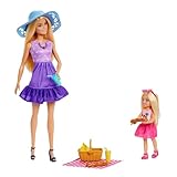 Barbie Family & Friends Spielset aus Puppen und Accessoires, Spielset mit Picknick-Thema, Mode,...