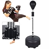 Sports Boxsack Stehend Punchingball Boxen Erwachsene Boxtraining Standboxsack Boxbirne Verstellbar...