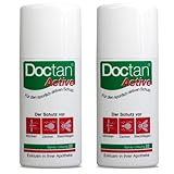 Doctan® Active Spray - Doppelpack – bis zu 12h Schutz vor Mücken, Zecken, Stechfliegen,...