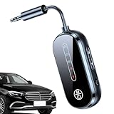 Car Wireless Transmitter, 2-In-1 Digital Display Audio Receiver, 3.5mm Cordless Autos Transmitter...