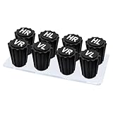 GODESON Ventilkappen Auto, Fahrrad, Radmerkerset, ABS Kunststoff-Reifen mit Dichtung Accessoires (8...