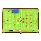 Fußball Taktiktafel Tragbar Trainer Taktikmappe Coachen Trainer-Mappe Fussball Coach-Board mit...