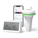 INKBIRD WiFi Schwimmendes Poolthermometer, IBS-P02R mit IBS-M2 WiFi Gateway Kombinationsset, App...