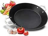 endusor Paella Pfanne INDUKTION Ø 38cm mit Antihaft-Beschichtung | 6-8 Personen | alle Herdarten +...