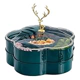 Snack-Serviertablett - Vorspeisen-Serviertabletts für Partys,Blumenförmige Servierplatte,...