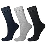 Party HuB Extra dicke Thermo-Wintersocken für Herren – warme, wärmespeichernde Baumwollsocken...