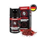 FYRO Pfefferspray zur Selbstverteidigung | KO Spray | Abwehrspray | Jet - Fog Sprühstrahl | 4 Meter...