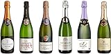 Sekt Probierpaket Crémant Brut - 6 Sekt Flasche aus Frankreich : Alsace, Bordeaux, Bourgogne,...