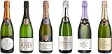 La Grande Vinothèque - Sekt Probierpaket Crémant Brut - 6 Sekt Flasche aus Frankreich : Alsace,...