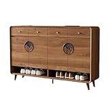 LJHFG63KUYT Pflegeleichtes 140 cm freistehendes Schuhregal mit 5 Ebenen, for den Eingangsbereich,...