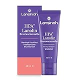 Lansinoh HPA Lanolin Brustwarzensalbe, 40 ml - 100% natürlich & klimaneutral - beruhigt & schützt...