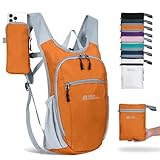 HIGH EXPERIENCE Wanderrucksack, 15 l, kleiner Tagesrucksack, leicht, verstaubar, Wandern, Reisen,...