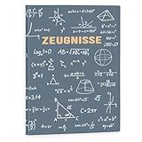 Zeugnismappe A4 mit 40 Klarsichthüllen, Dokumentenmappe für Erwachsene Zeugnismappe Grundschule...